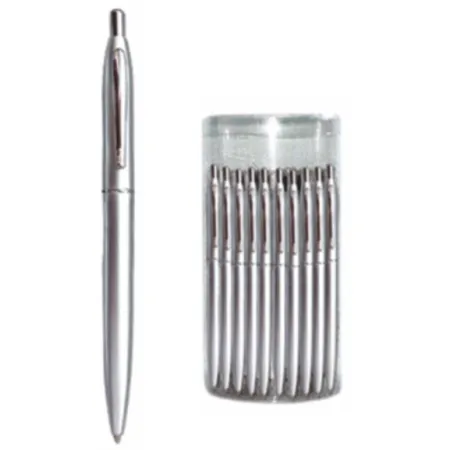 Długopis automatyczny metalowy srebrny S-136, A'25